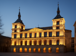 Iluminación LED transforma Palacio Provincial de Toledo