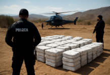 Descubren 2 toneladas de cocaína en operativo con helicópteros en Guerrero