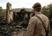 Tragedia en Aragón: militar fallece en incendio