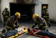 Dos heridos en incendio de garaje en Adeje