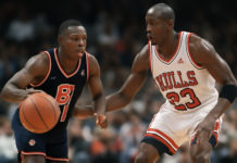 El récord sorprendente de Sherman Douglas contra Michael Jordan