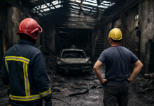 Tragedia en Calatorao: bombero y trabajador fallecen en incendio de taller mecánico
