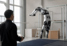 El robot humanoide que aprende a hacer una voltereta sin manos
