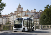UNVI prueba en Ourense su primer autobús eléctrico autónomo