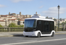 UNVI prueba en Ourense su primer autobús eléctrico autónomo