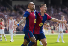 El Barça vence por 2 a 0 al Athletic con goles de Raphinha y Fermín