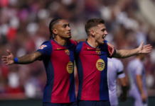 El Barça vence por 2 a 0 al Athletic con goles de Raphinha y Fermín
