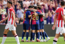 El FC Barcelona supera al Athletic y mantiene su pleno