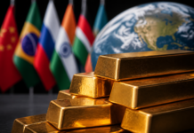BRICS+ acumula 6.000 toneladas de oro y UBS prevé 5.200 dólares