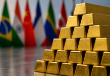 BRICS+ acumula 6.000 toneladas de oro y UBS prevé 5.200 dólares