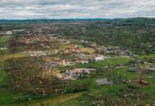 Antromero queda marcado por el tornado y sus destrozos Antromero queda marcado por el tornado y sus destrozos image