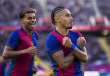 Barcelona 5-2 Rayo: Raphinha reina y Lamine Yamal marca