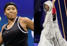 Naomi Osaka sorprende en el US Open con un look de Allen Iverson