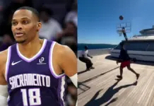 Westbrook y Chris Paul sorprenden jugando al básquet en un yate