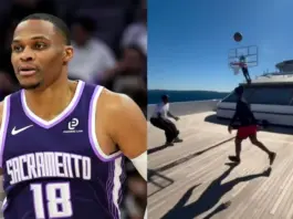Westbrook y Chris Paul sorprenden jugando al básquet en un yate