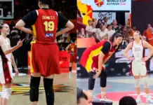 Paige Bueckers, sorprendida por la altura de Zhang Ziyu