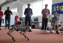 Así ayuda en emergencias el perro robot del ITG en A Coruña