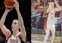 Caitlin Clark improvisa tras esperar en vano el pase de Reese