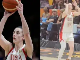 Caitlin Clark improvisa tras esperar en vano el pase de Reese
