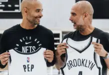 Guardiola visita a Jordi Fernández y sorprende en los Nets