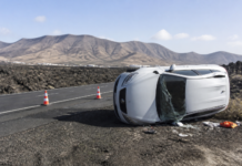Muere un hombre tras volcar su vehículo en Lanzarote