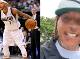 Delonte West reaparece con una sonrisa irreconocible