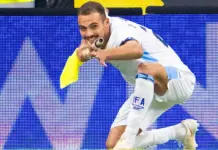 La roja más insólita: Saied Abu Farchi simuló un rifle