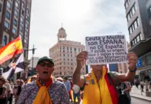 20.000 personas llenan Madrid en apoyo a Ceuta y por elecciones