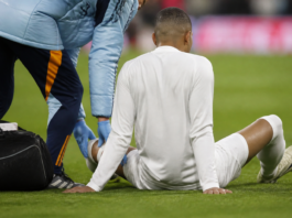 Mbappé esquiva una grave lesión y estará 10 a 12 días de baja