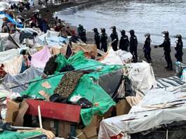 Desalojan Benítez: más de 300 migrantes, rumbo al CATE