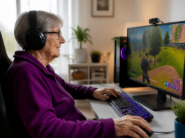 Cath Bowie, la streamer de 78 años que bate récord en Fortnite