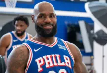 El helicóptero tras el entreno de LeBron agita a Sixers y NY