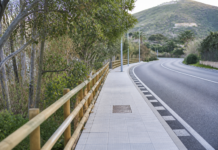 Estepona estrena 2,3 kilómetros de acerado hacia La Alquería