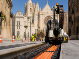 León estrena en España una tecnología pionera para soterrar cables