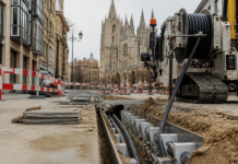 León estrena en España una tecnología pionera para soterrar cables