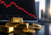 El oro cae tras el repunte del empleo y mira al IPC y al IPP
