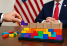 Tetris amenaza a Trump con acciones por el juego del muro