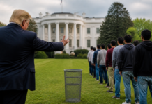 Trump lleva su política migratoria a juegos de la Casa Blanca