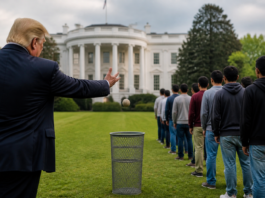 Trump lleva su política migratoria a juegos de la Casa Blanca