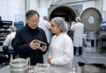 Yin Hejun visita el laboratorio espacial de la UNAM en México
