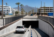 El nuevo bulevar de Estepona avanza con 300 plazas de parking