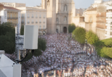 El 5G evita el colapso de la red durante la Crida en València