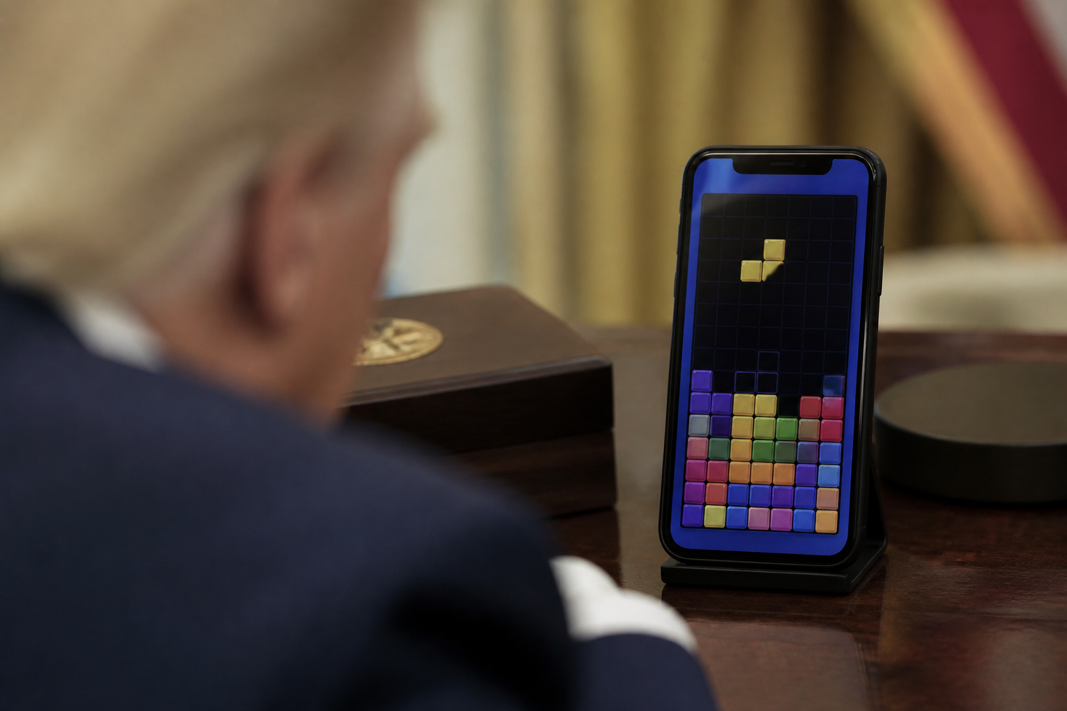 Trump: La Casa Blanca Retira Su Clon De Tetris Tras Quejas
