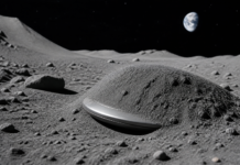 El polvo lunar podría ocultar tecnología extraterrestre