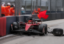 Hamilton se estrella en Madring y provoca bandera roja