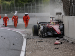 Hamilton se estrella en Madring y provoca bandera roja