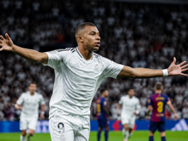 Mbappé lidera la goleada del Real Madrid y acecha al Barça