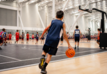 300 niños convierten la Feria de Valladolid en una cancha NBA