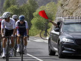 La Vuelta sorprende y neutraliza los tiempos a 9,8 km del final