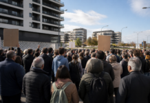 Valdespartera vuelve a la calle contra dos gasolineras